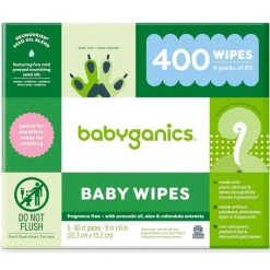 Babyganics Wipes & Warmers*Wipes For Babies 400 ct
