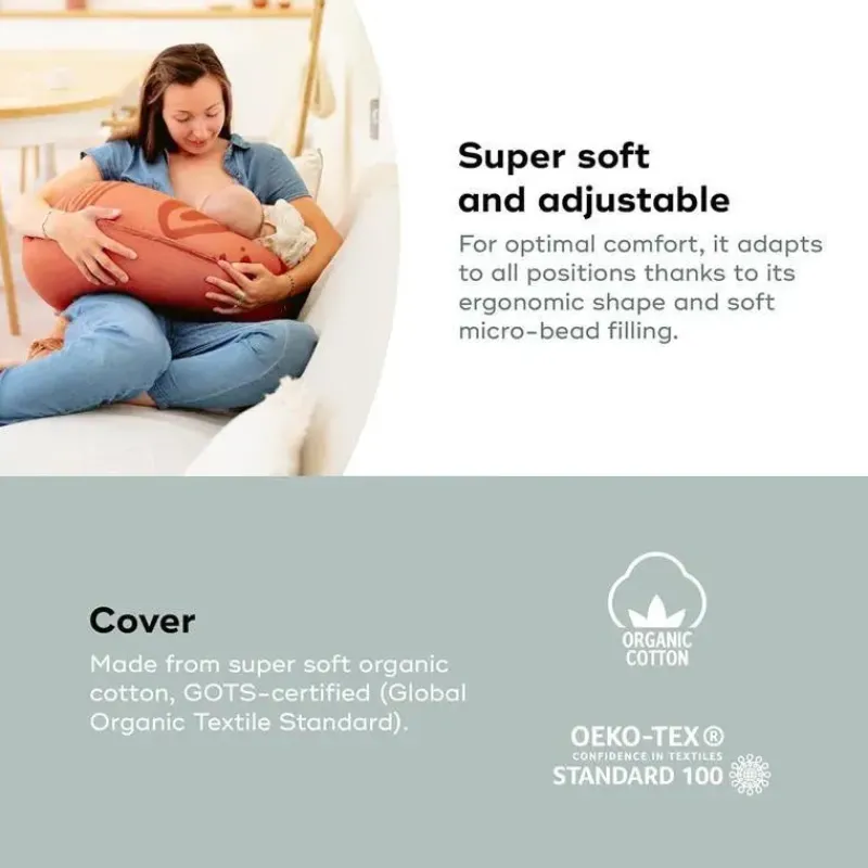 Babymoov Body Pillow*- B.Love U-Shape Pregnancy Pillow, Premium Maternity Cushion, Terracota