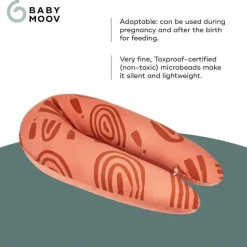 Babymoov Body Pillow*- B.Love U-Shape Pregnancy Pillow, Premium Maternity Cushion, Terracota