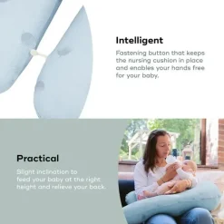 Babymoov Body Pillow*- B.Love U-Shape Pregnancy Pillow, Premium Maternity Cushion, Wind Blue