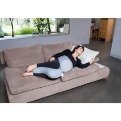 Babymoov Body Pillow*- Mom & B Dotwork Pillow, Grey