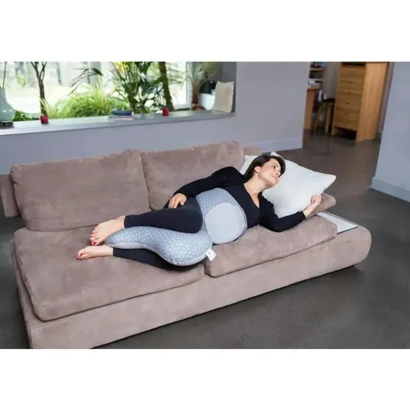 Babymoov Body Pillow*- Mom & B Dotwork Pillow, Grey