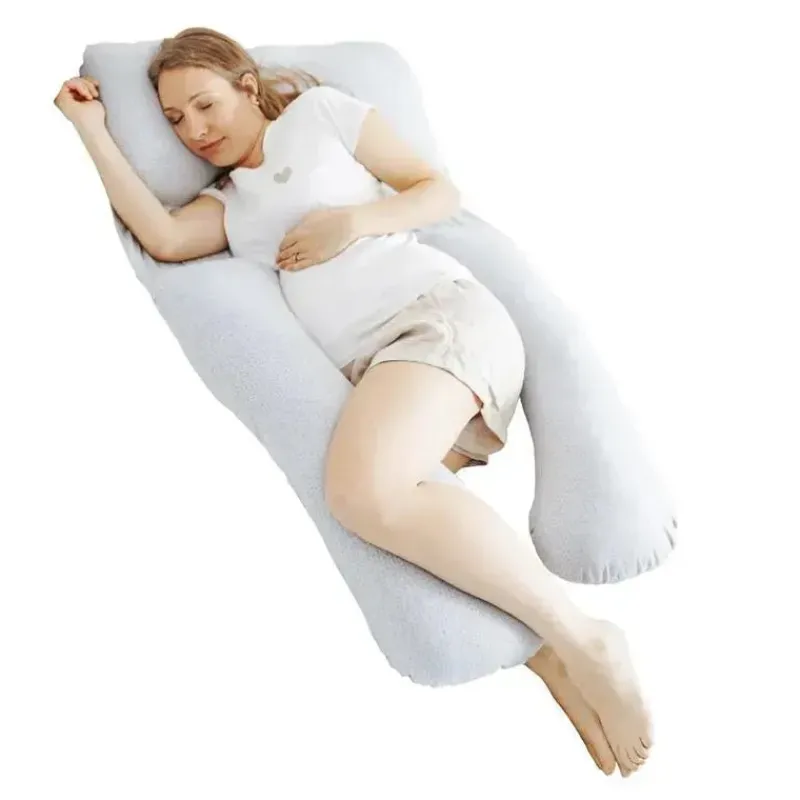 Babymoov Body Pillow*- XXL B.Love Maternity Pillow, Premium Organic Pregnancy Body Pillow, Grey