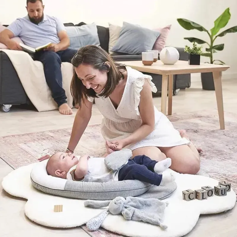 Babymoov Gifts Over $50|Nursing Pillows*Cloudnest Organic Soothing Lounger Grey