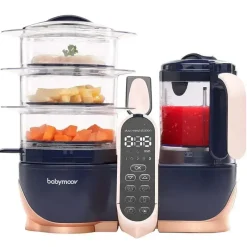 Babymoov Processors, Blenders & Juicers*Duo Meal Station XL | 6 in 1 Food Processor with Steamer, Multi-Speed Blender, Warmer, Defroster & Sterilizer