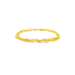 The Amber Monkey Amber Necklaces*Baroque Baltic Amber 10-11 inch Necklace, Raw Lemon