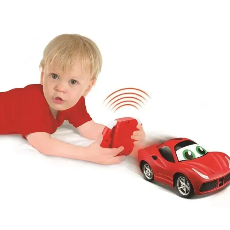 BB Junior Cars|Cars, Trucks & Trains*Play & Go Ferrari Lil Drivers, Assorted Cars, 1-Pack, Red