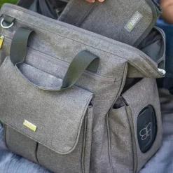 Bbluv Convertible Backpacks*- Metrö Complete Backpack Diaper Bag, Charcoal