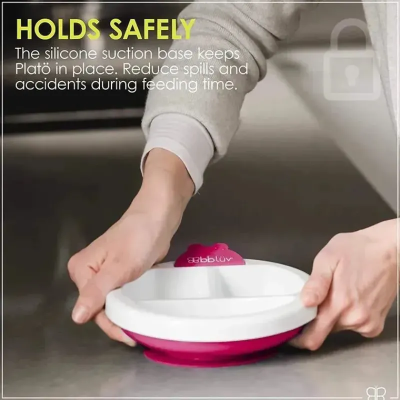 Bbluv Cool Baby Products|Gifts Up To $25*- Platö Warm Feeding Plate, Pink