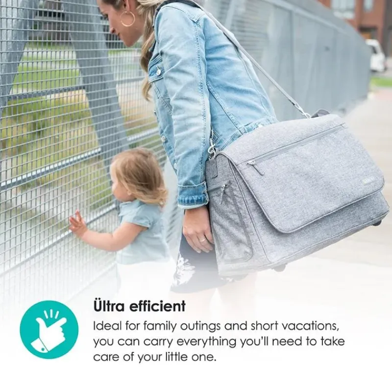 Bbluv Convertible Backpacks*- Ultra Complete Diaper Bag, Charcoal