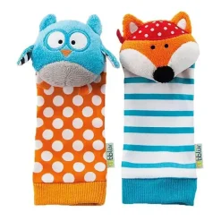 Bbluv Baby Gloves & Socks*Duo Foot Finders, Owl & Fox