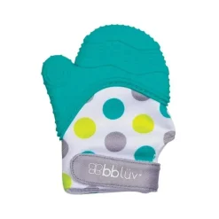 Bbluv Baby Gloves & Socks*Gluv Baby Teething Mitten, Aqua