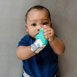 Bbluv Baby Gloves & Socks*Gluv Baby Teething Mitten, Aqua