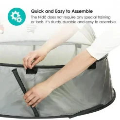Bbluv Portable Beds & Snuggle Nests*Nidö - 2 In 1 Travel & Play Tent, Fun Canopy with UV Protection