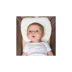 Bbluv Pillows & Head Support*Pilo Ergonomic Headrest for Baby, Pearl White