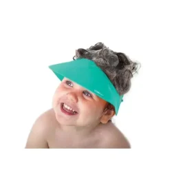 Bbluv Bath Safety*Silicone Shampoo Repellent Cap, Aqua