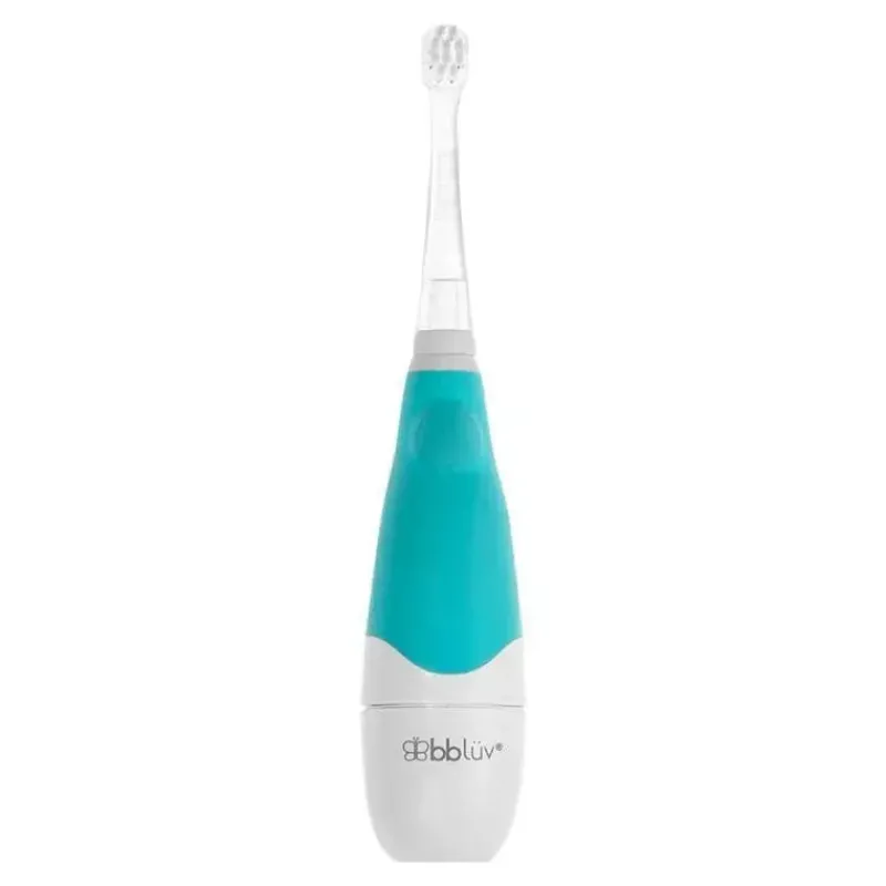 Bbluv Oral & Nasal Care*Sonik 2-Stage Sonic Toothbrush for Babies & Toddlers, White/Acqua