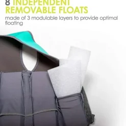 Bbluv Baby Swimming Clothes*Bblüv Näj - Evolutive Neoprene Swim Vest, Grey