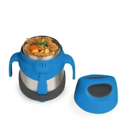 BBox Food Jars & Snack Cups|Dishes, Utensils & Food Containers*B.box - Blue Slate Insulated Food Jar with Spork