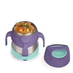 BBox Food Jars & Snack Cups|Dishes, Utensils & Food Containers*B.box - Lilac Pop Insulated Food Jar with Spork