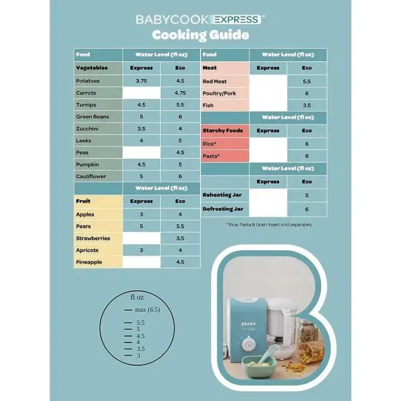 Beaba Cool Baby Products|Processors, Blenders & Juicers*- Babycook Express Baby Food Maker, Oat