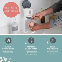 Beaba Gifts Over $50|Bottle Warmers*- Bib'Expresso Fast Water Warmer, Cloud