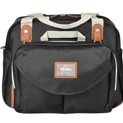 Beaba Diaper Backpacks*- Geneva Diaper Bag, Multifunction Baby Diaper Bag, Black