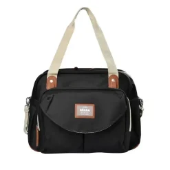 Beaba Diaper Backpacks*- Geneva Diaper Bag, Multifunction Baby Diaper Bag, Black