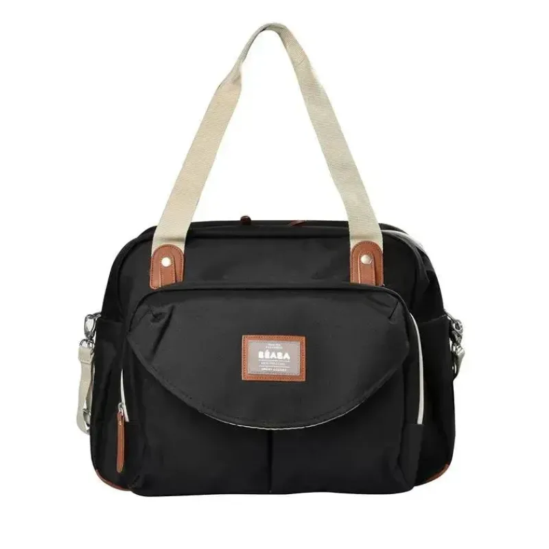 Beaba Diaper Backpacks*- Geneva Diaper Bag, Multifunction Baby Diaper Bag, Black