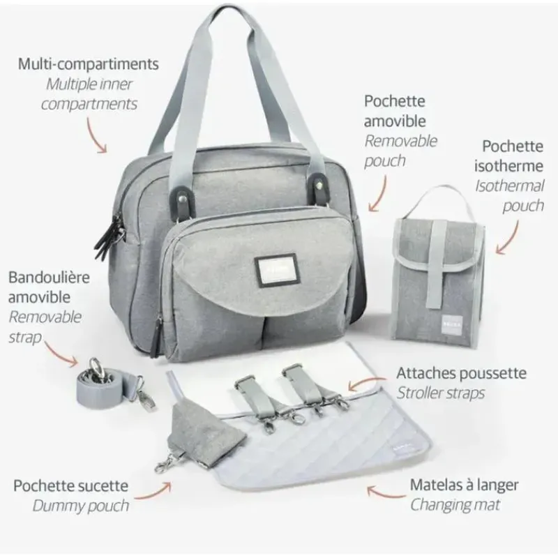 Beaba Convertible Backpacks*- Genève II Baby Changing Bag