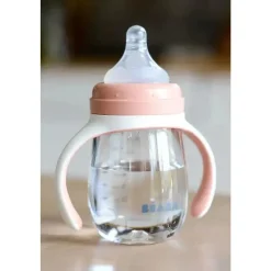 Beaba Straw, Sippy & Training Cups|Dishes, Utensils & Food Containers*- 2-in-1 Bottle To Sippy Learning Cup, Rose