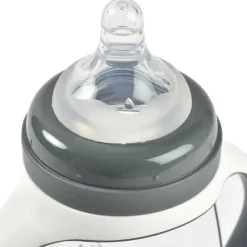 Beaba Straw, Sippy & Training Cups|Dishes, Utensils & Food Containers*- 2-in-1 Bottle To Sippy Training Cup, Charcoal