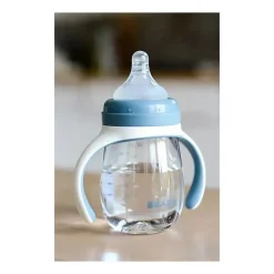 Beaba Straw, Sippy & Training Cups|Dishes, Utensils & Food Containers*- 2-in-1 Bottle To Sippy Learning Cup, Rain