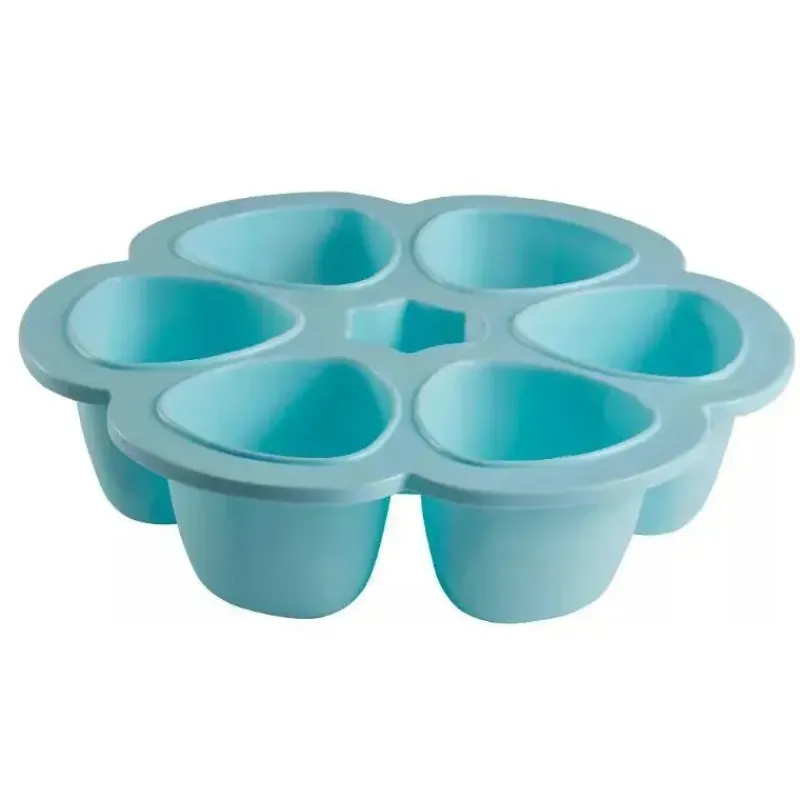 Beaba Food Jars & Snack Cups|Dishes, Utensils & Food Containers*- Multiportions Silicone Baby Food Storage Container, Rain