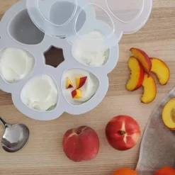 Beaba Food Jars & Snack Cups|Dishes, Utensils & Food Containers*- Multiportions Silicone Baby Food Storage Container, Rain