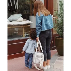 Beaba Diaper Backpacks*- Paris Diaper Bag, Large Capacity, Gray