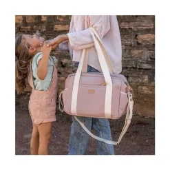 Beaba Diaper Backpacks*- Paris Diaper Bag, Large Capacity, Pink