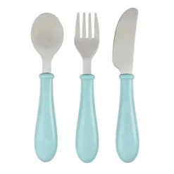 Beaba Utensils & Accessories|Dishes, Utensils & Food Containers*- 3Pk All Grown Up Stainless Steel Cutlery, Rain