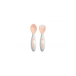 Béaba Utensils & Accessories|Dishes, Utensils & Food Containers*Beaba - 2Pk Second Stage Ergonomic Cutlery, Rose