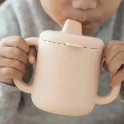Beaba Straw, Sippy & Training Cups|Dishes, Utensils & Food Containers*- Silicone Training Cup, Rose