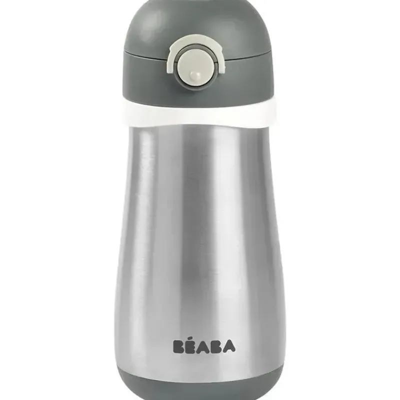 Béaba Insulated Cups|Dishes, Utensils & Food Containers*Beaba - Stainless Steel Kids Water Bottle, Charcoal