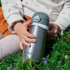 Béaba Insulated Cups|Dishes, Utensils & Food Containers*Beaba - Stainless Steel Kids Water Bottle, Charcoal