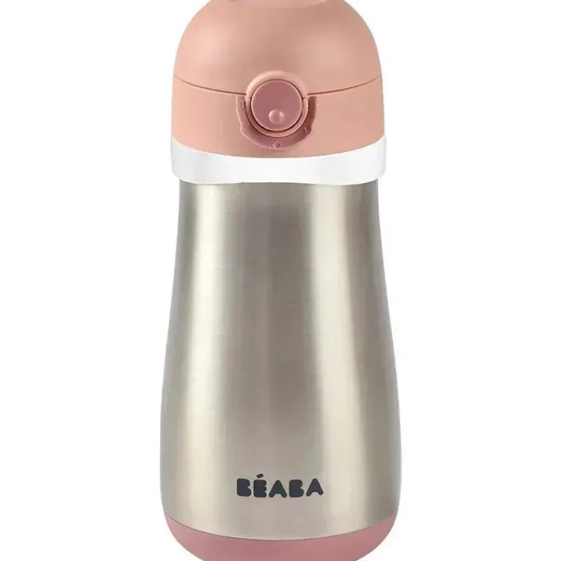 Beaba Insulated Cups|Dishes, Utensils & Food Containers*- Stainless Steel Kids Water Bottle, Rose