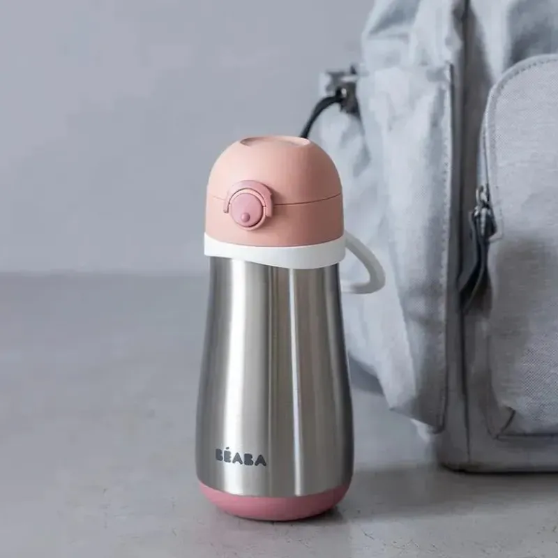 Beaba Insulated Cups|Dishes, Utensils & Food Containers*- Stainless Steel Kids Water Bottle, Rose