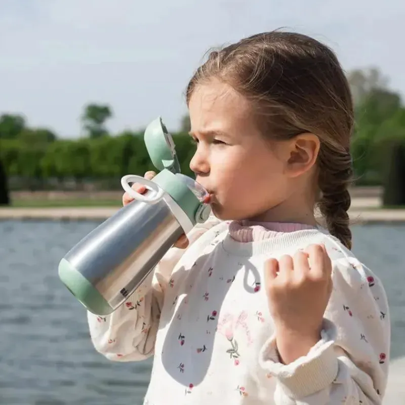 Beaba Insulated Cups|Dishes, Utensils & Food Containers*- Stainless Steel Kids Water Bottle, Sage