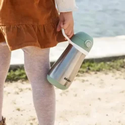 Beaba Insulated Cups|Dishes, Utensils & Food Containers*- Stainless Steel Kids Water Bottle, Sage