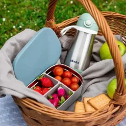 Beaba Lunch Box|Dishes, Utensils & Food Containers*- Stainless Steel Lunch Box, Rain