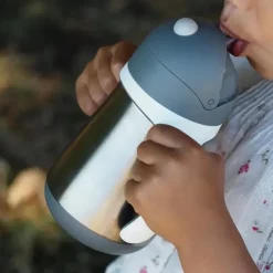 Béaba Straw, Sippy & Training Cups|Dishes, Utensils & Food Containers*Beaba - Stainless Steel Straw Sippy Cup, Charcoal