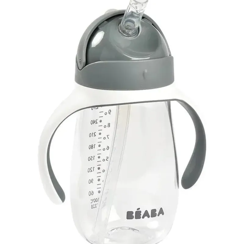 Beaba Straw, Sippy & Training Cups|Dishes, Utensils & Food Containers*- Straw Sippy Cup, Charcoal