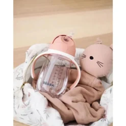 Beaba Straw, Sippy & Training Cups|Dishes, Utensils & Food Containers*- Straw Sippy Cup, Rose